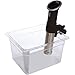 Sous Vide Container 12 Quart For Anova, Nomiku, Sansaire, PolyScience, Immersion Circulator And Sous Vide Controller Works With All Sous Vide Rack Clear Strong Polycarbonate High Temperature Tolerance