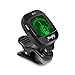 Mugig Tuner Clip-on Tuner for Guitar, Ukulele, Bass, Violin, Chromatic Tuning,Large Clear Colorful LCD Display (38% Greater View),Calibrated Pitch,Battery Included, Auto Power Off