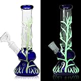 10 Inch Handmade Water Bottle Glow (Blue)