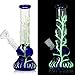 10 Inch Handmade Water Bottle Glow (Blue)