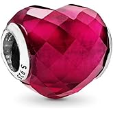 MiniJewelry Red Love Heart Charm fits Pandora Moments Bracelets Birthday Valentine Anniversary Wife Her Gift