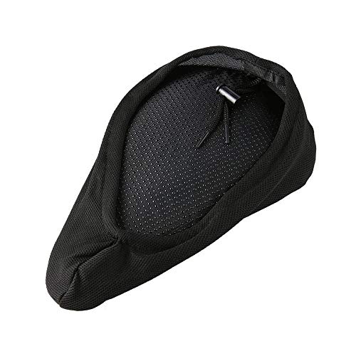 2019 Newest Black Durable Men 3D Bike Bicycle Cycle Extra Comfort Gel Pad Cushion Cover Front Seat Mat Saddle Seat for Outdoor Sports