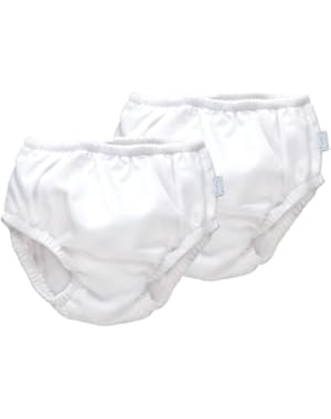 iPlay Ultimate Swim Diaper - White, 2 Pack (24 Months)