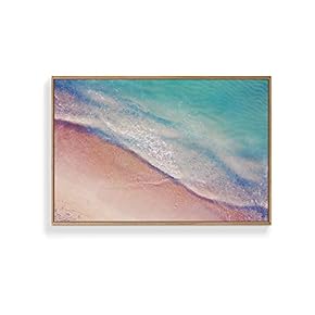 Framed Canvas Wall Art for Living Room, Bedroom Seaside Canvas Prints for Home Decoration Ready to Hang - 16x24 inches