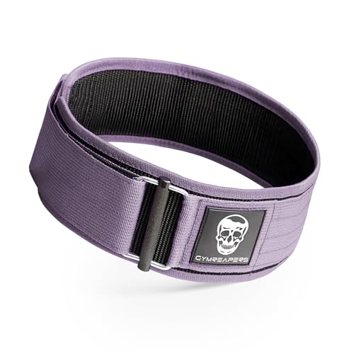 Gymreapers Schnellverriegelbarer Gewichthebergürtel für Herren, Fitnessgürtel für Powerlifting, Kreuzheben, Gürtel mit 10,2 cm Neopren-Metallschnalle,