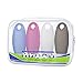 Leak-Proof 3oz Silicone Travel Bottles - Set of 4 + Bonus Toothbrush Cover