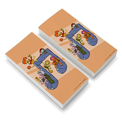 Fraggle Rock Music Note Eraser Set of 2