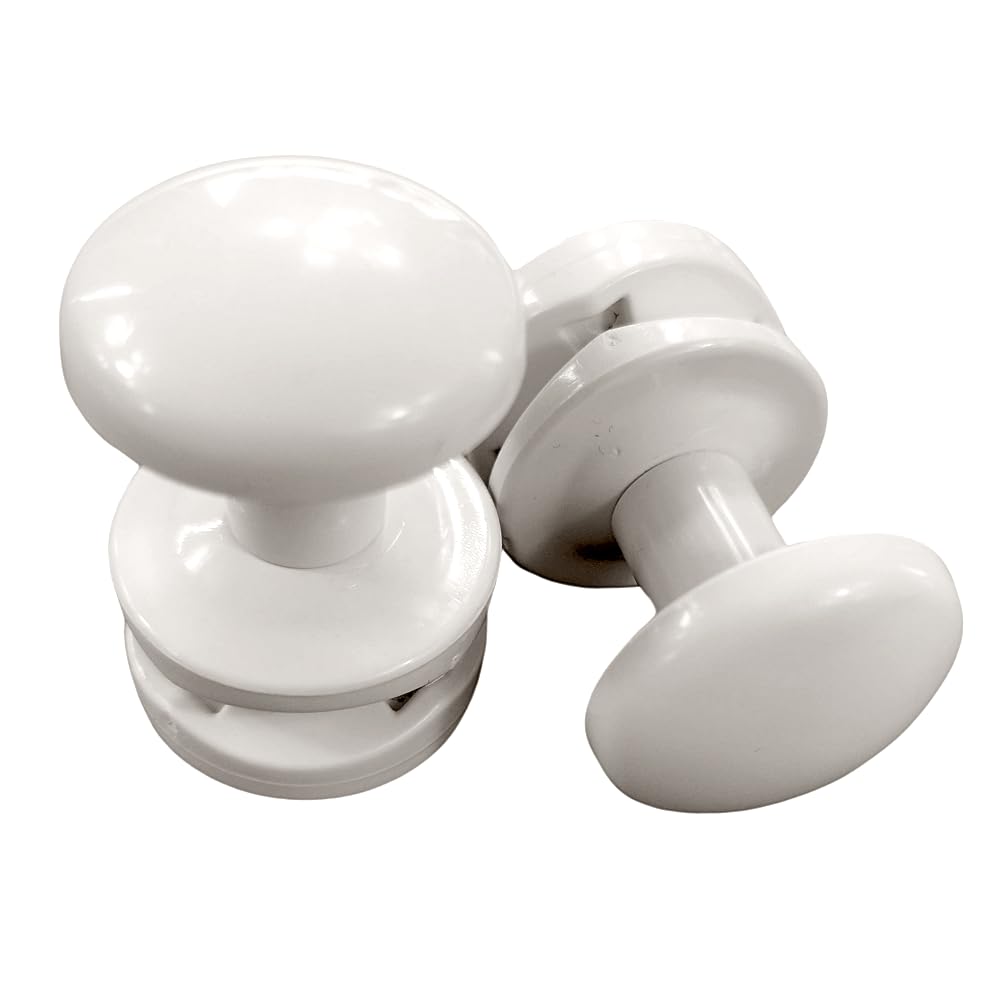 Set of 2 White Towel Rail Hooks for Radiator Towel Dryer - Pair of Hooks (White)