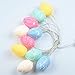 FAONIE 10 LED Lights 4.9 ft Easter Eggs Lights Battery Powered Fairy String Lights Christmas Holiday Party Home Decoration (Colorful)