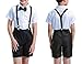 Cinny Adjustable Suspender Set with Bow Tie for Kids (Black)