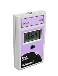 solarmeter Modelo 4,2 Sensible Uva Meter Medidas 320 400 nm con rango de 0 1999 µw cm², Uva