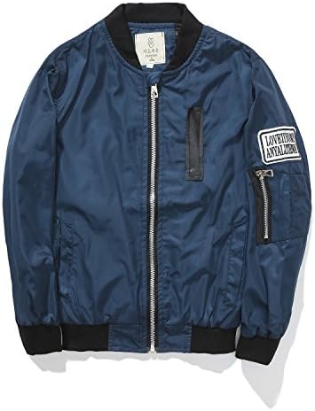 Encontrar Boys Poly Twill Flight Jacket with Patches Navy Size 13