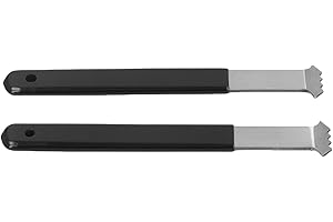 RASTKY Paver Removal Tool Efficient Steel Paver Puller for Garden Patio Brick Replacement, Anti Slip Handle, 8.90x0.79x0.16in