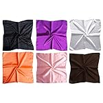 12 Set Mixed Designs Small Square Satin Womens Neck Head Scarf Scarves Bundle 12 Set Mixed Designs Small Square Satin Womens Neck Head Scarf Scarves Bundle