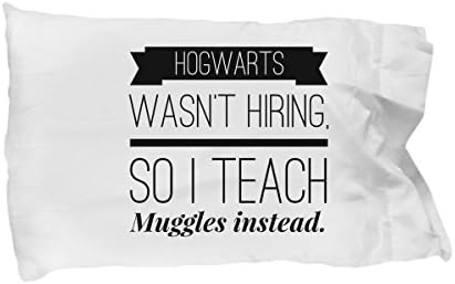 Hogwarts Wasnt Hiring So I Teach Muggles Instead Pillow Case
