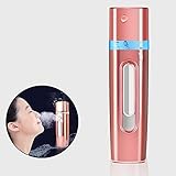 Expower Nano-ionic Handy Facial Steamer Atomization Facial Mister Air Purifiers, Handy Rechargeable Cool Mist Facial Steamer Sprayer with Power Bank 2800mAh