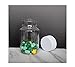 12PCS 80ml 2.7oz Empty Portable Plastic Solid Powder Medicine Chemical Bottles Pill Tablet Holder Storage Container Case Box