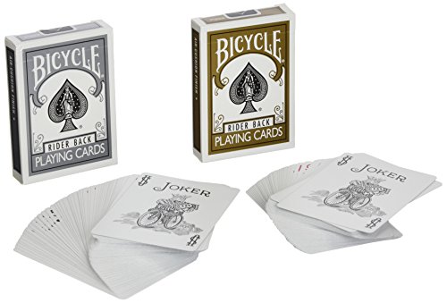 MMS Cards Bicycle Gold and Silver Back Set - Trick