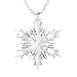 2023 Annual Christmas Ornaments Crystal Snowflake