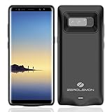 Galaxy Note 8 Battery Charger Case, ZeroLemon SlimPower 5500mAh Extended Charging Case Portable Battery Case for Samsung Galaxy Note 8 - Black