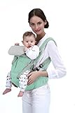 Baby Carrier-Ergonomic Baby Carrier Backpack-Baby Carrier Hip Seat-Toddler Carrier-Easy to Put On 6 Safe and Comfortable Positions for Infant & Newborn-Baby Carriers Front and Back-Improved Ergo Model