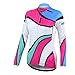 Santic Women's Wicking Cycling Long Seelve Jersey New Biking Cooltech Material Size M