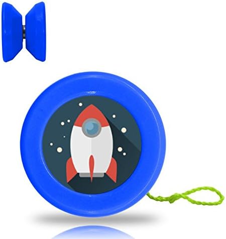 Rocket Professional Responsive Yo Yo Trick Yo-Yo Plastic Ball Bearing Spinning String Spin YOYO Toys
