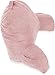 Deluxe Comfort Microsuede Bed Rest - Backrest Pillow with Arms - Bed Rest Pillow - Reading Bedrest Lounger - Sitting Support Pillow - Soft But Firmly-Stuffed Fiberfill - Reading Pillow, Pink