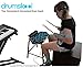 Drumskool Electric Drum Set, MIDI Electronic Drum Pad Set, Connect your phone to play along with included Drum Lessons, Speakers, Drum Pedals, Drum Sticks, 10 hours play time, Quickstart Guide
