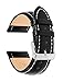 Breitling Style Oil Tanned Leather Watchband | 20mm Black