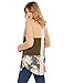 Halife Womens Plus Size Long Sleeve Casual Round Neck Loose Tunic Tops Blouse Tee Shirts Army Green XXL