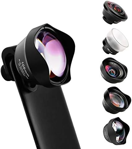 Mobile Phone Lenses - Pholes Wide Angle Phone Lens 238 Degree Fisheye Macro Lens Telephoto Mobile Lens Zoom Camera Lenses for iPhoneX 8 7 Plus HTC - by SINAM - 1 PCs