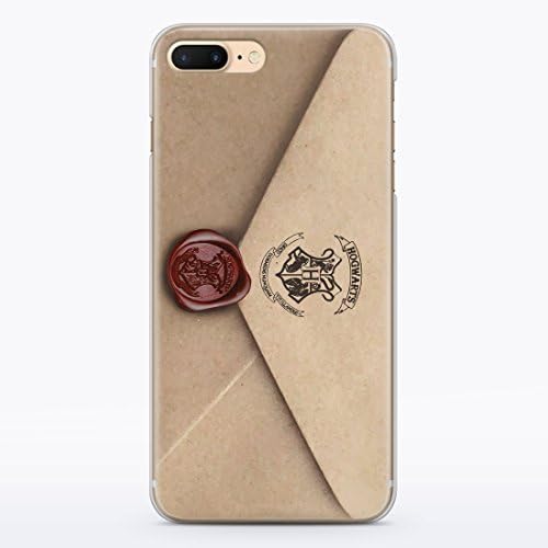 ZIZZDess Harry Potter Hedwing Owl Hogwarts Letter Case For Apple iPhone 6/6S Protective Case Clear Transparent Silicone Flexible Design Cool Art Cover (Letter)