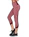 Yogareflex Women's Tummy Control Mesh Insert Yoga Running Active Legging Capris