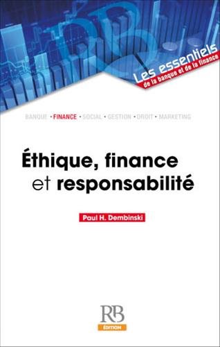 Éthique et responsabilité en finance