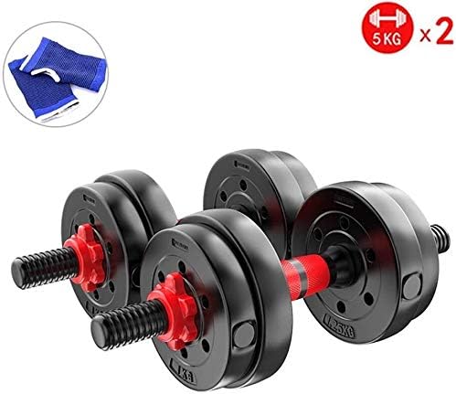 ZAQXSW Dumbbells Set Large Adjustable 20KG/44lb 10KG/22lb 30KG Dumb Bells with Connector Composition Barbell, for Gym Home Bodybuilding Training