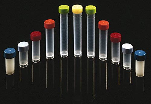 Evergreen 064352, Non Sterile Cap PP Bottle Freezer, 5 ml (Pack of 1000)