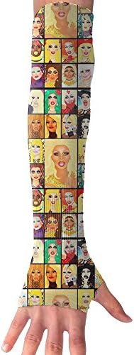 WYFG Different Girls Unisex Long Fingerless Anti-uv Sun Protection Arm Sleeve Gloves