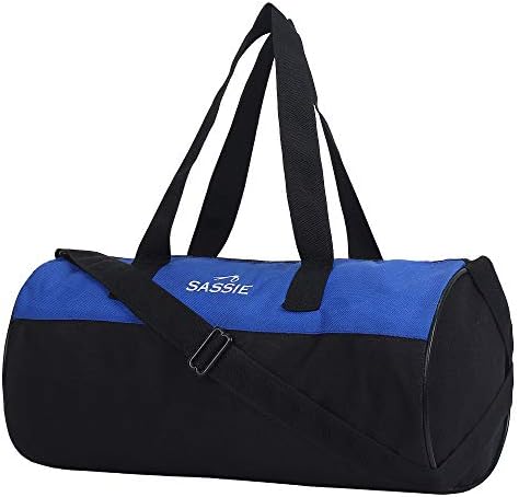 Sassie 12 LTR Black Blue Gym Bag & Duffel Bag (SSN-2015)