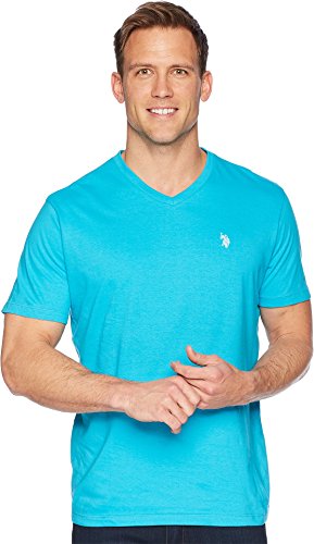 U.s. polo assn. men s v-neck short sleeve t-shirt tropi…
