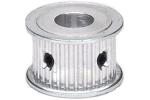 HJZ-DRIVE 3M 24T Pitch 3mm Tooth Width 16mm Timing Belt Pulley Synchronous Wheel Gear 8mm Bore (3M24T, Bore:8mm)