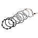 Starshiny Bohemian Beads Multi Strand Textured Stackable Bangle Bracelet Set
