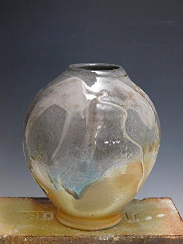 Vase, Soda Fired, 7" Tall