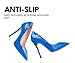 MTLEE 12 Pairs Heel Repair Caps Covers High Heel Protector for Women's Shoes, XS, S, M, L, 3 Colors