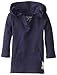 L'ovedbaby Unisex-Baby Newborn Organic Hoodie, Navy, 6/9 Months