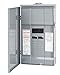 Square D by Schneider Electric HOM12M200PRB Homeline 200-Amp 12-Space 12-Circuit Outdoor Main Breaker Load Center with Cover, Plug-on Neutral Ready