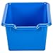 ECR4Kids Scoop-Front Storage Bins, Easy-to-Grip Design Storage Cubbies, Kid Friendly and Built to Last, Pairs with ECR4Kids Storage Units, 10-Pack, Blue