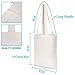 Canvas Craft Tote Bags (12 pack) for Crafts, Gift Bags, Wedding Favors Bags, Welcome Bags, Goody Bags, Lunch Bags and More! (14x12 Inches) (Natural)