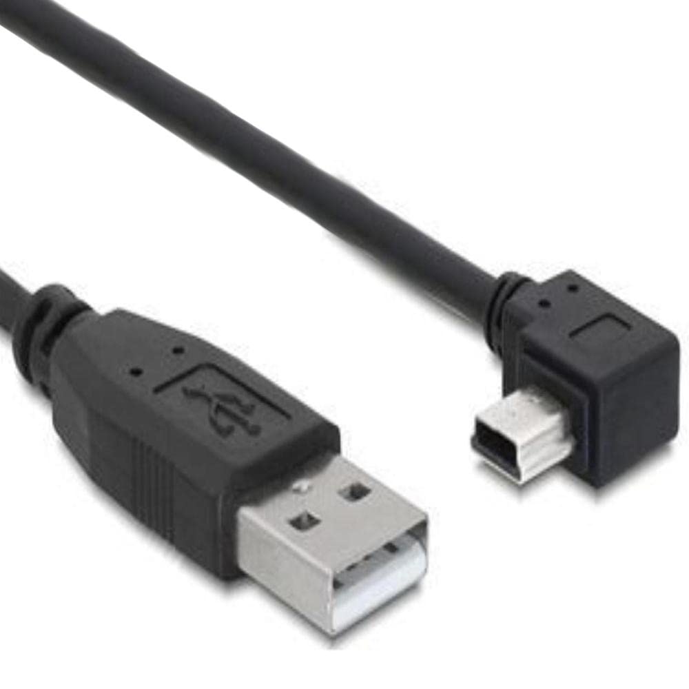 DeLock Cable USB 2.0-A > USB mini 5-Pin / 3m / Right-Angle