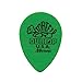 Dunlop 423R.88 Tortex Small Tear Drop, Green, .88mm, 36/Bag